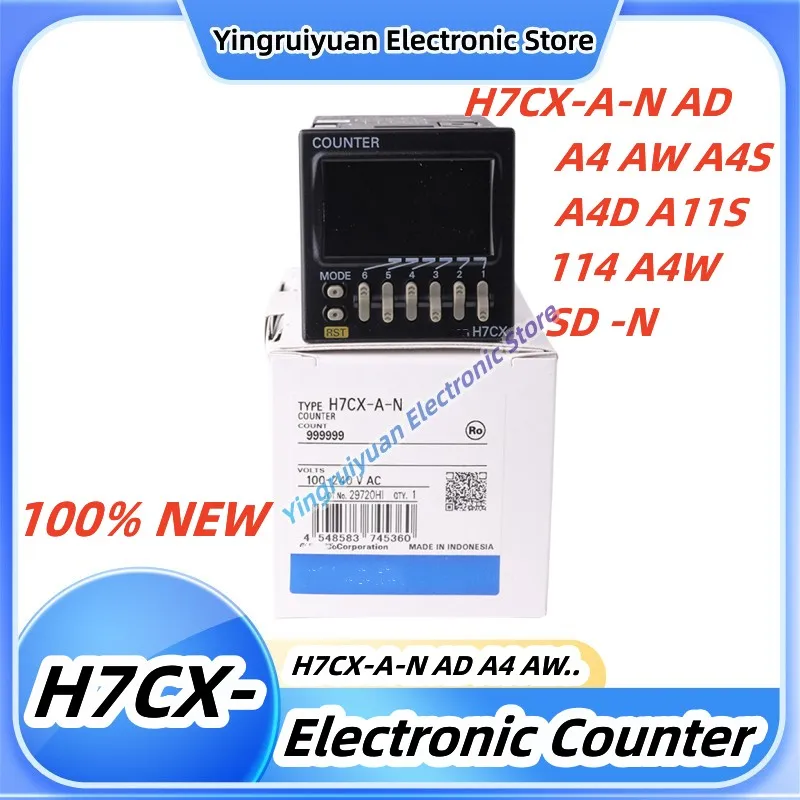 Электронный счетчик H7CX-A-N AD A4 AW A4S A4D A11S 114 A4W SD -N Оригинальный оригинальный товар