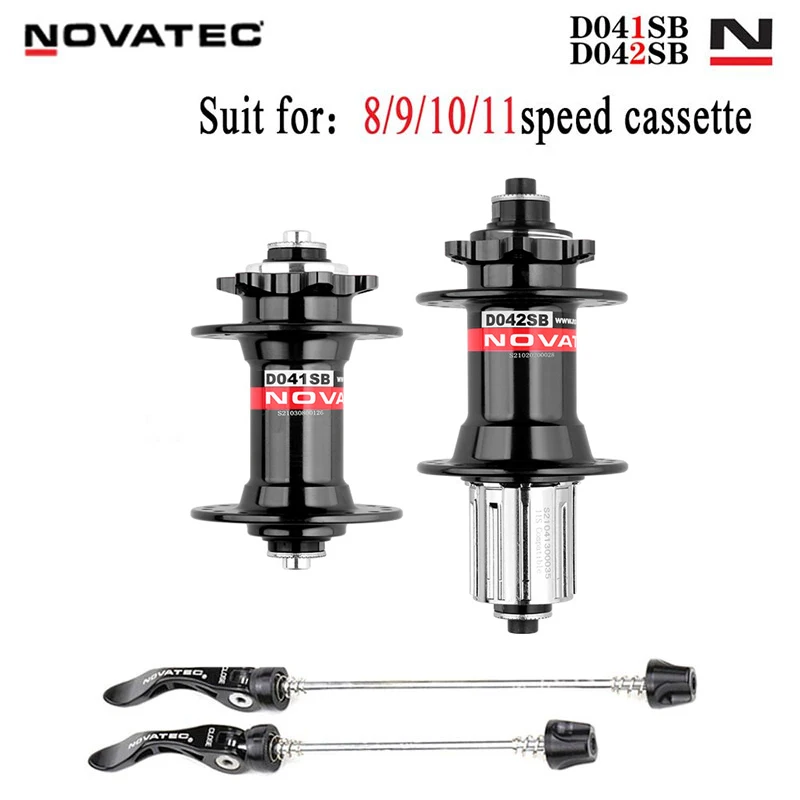 

Novatec Hub D041SB D042SB Disc Card Brake MTB Mountain Bike Hub Bearing Front/Rear Bike Hubs 28 32 36 Holes