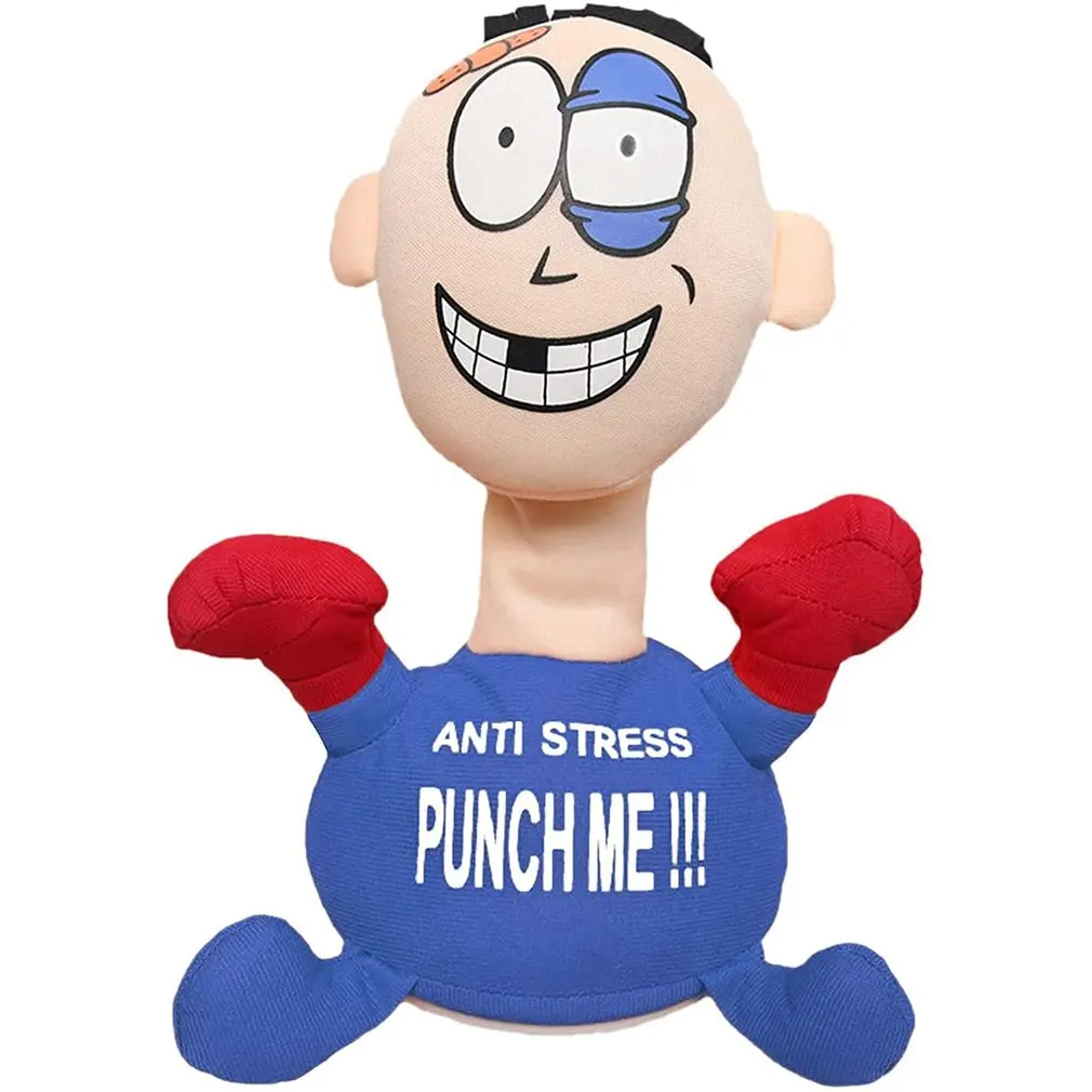

Electric Plush Stress Reliever Toy Funny Emotional Vent Relieve Stress Anxiety Screaming Doll Comfortable Touching Punch Me Doll