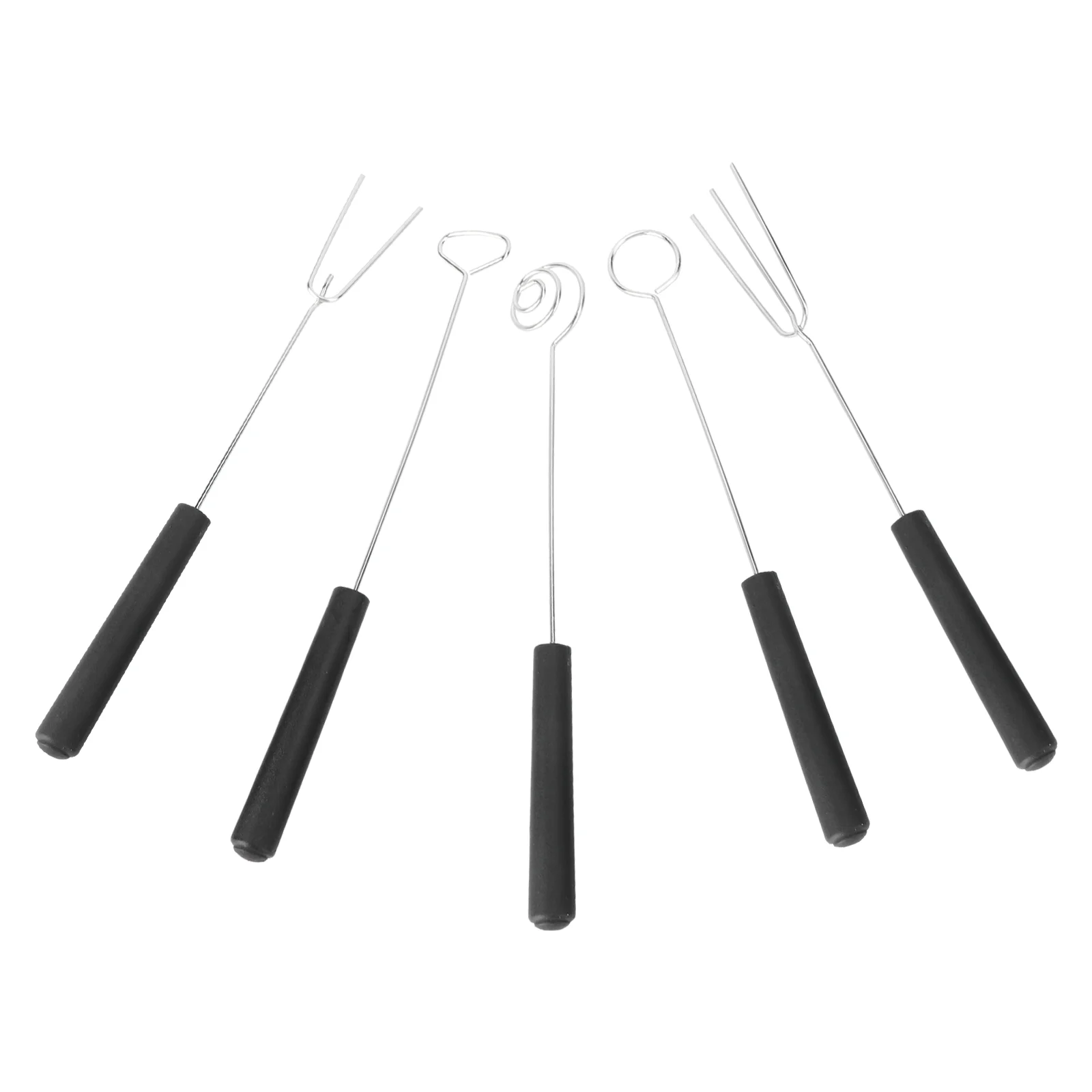

Dipping Chocolate Fondue Fork Forks Tool Stainless Steel Set Dessert Candy Sticks Tools Barbecue Dipper Kebab Truffles Needle