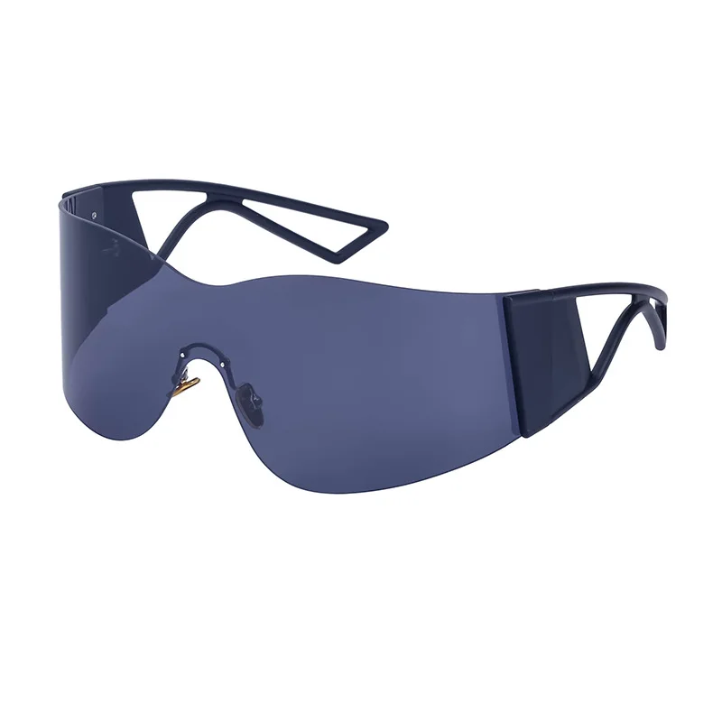 

Солнцезащитные очки без оправы для мужчин и женщин, роскошные брендовые винтажные прямоугольные очки с защитой от ветра, 2023