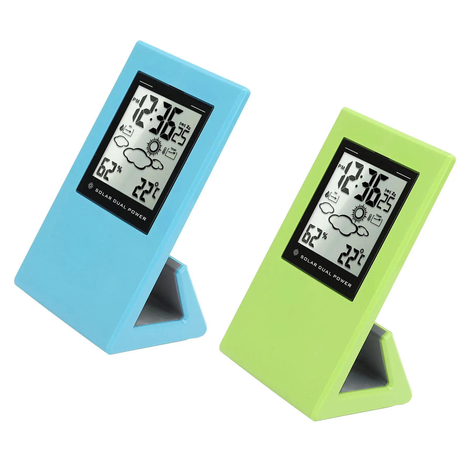 Цифровой измеритель температуры и влажности с ЖК-дисплеем таймер ABS ° C Часы F