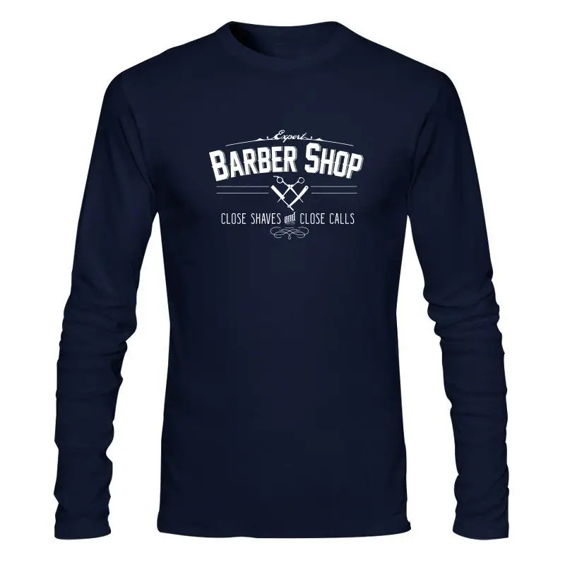 

Мужская одежда, новая забавная одежда, повседневные футболки с коротким рукавом, Винтажная футболка с вывеской для парикмахерской, професс...