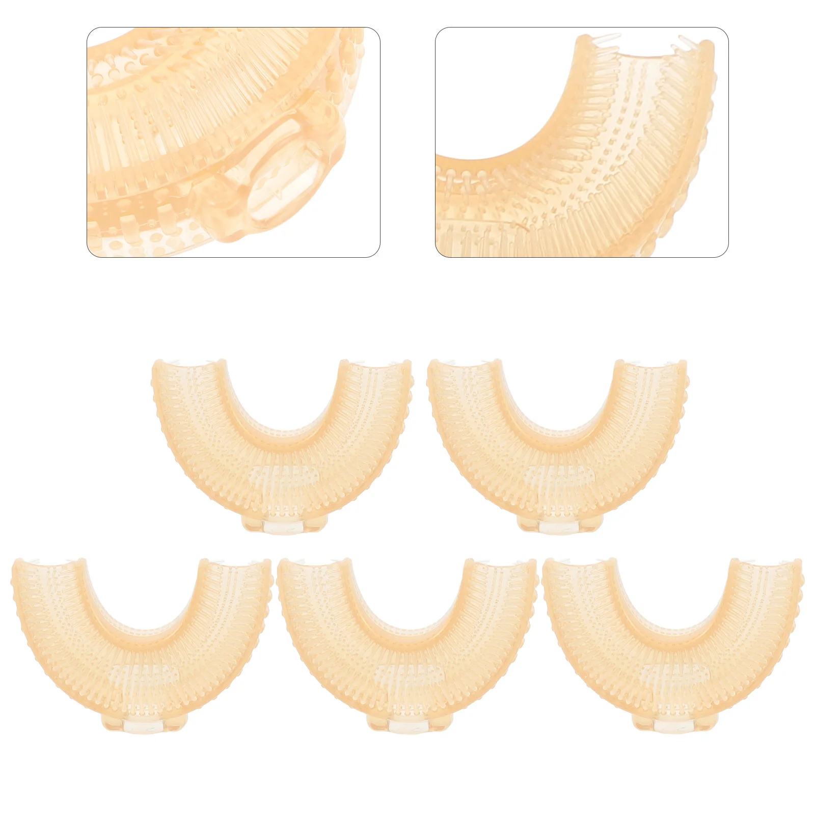 

5pcs Toddler Manual Brush Cleaners Children U-shaped