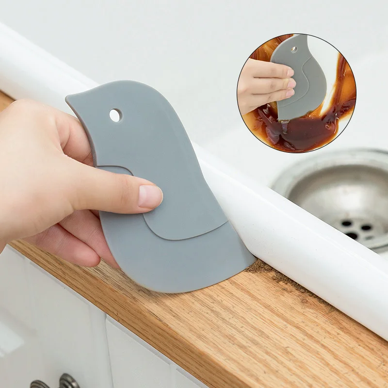 

Multifunction Penguin Squeegees Scraper Oil Plate Scraping Window Door Gap Cleaning Tool Kitchen Accessories Baking SpatulasTool