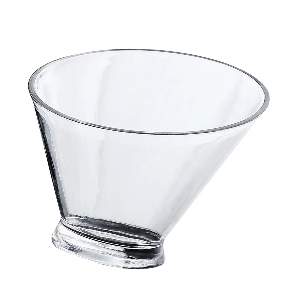 

Glass Snack Containers Clear Bowls Ice Holder Salad Beer Bucket Popcorn Beverage