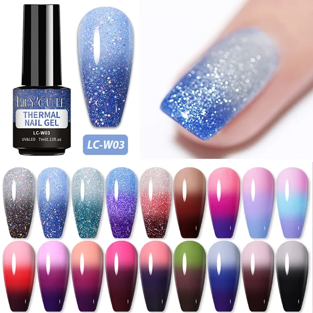 7ml Thermal Gel Nail Polish DIY Design 1