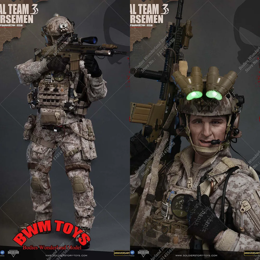 Фото Оригинальная фигурка солдата SS120, масштаб 1/6, SEAL TEAM 3 HORSEMEN, 12 дюймов, мужская фигурка солдата, юбилейное специальное издание №1