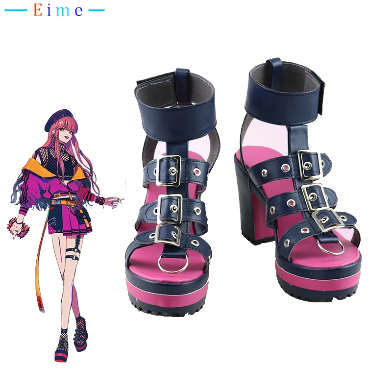 

EIME Game Paradox Live Anne Faulkner Cosplay Shoes Women Halloween Carnival Boots Cosplay Prop Custom Made