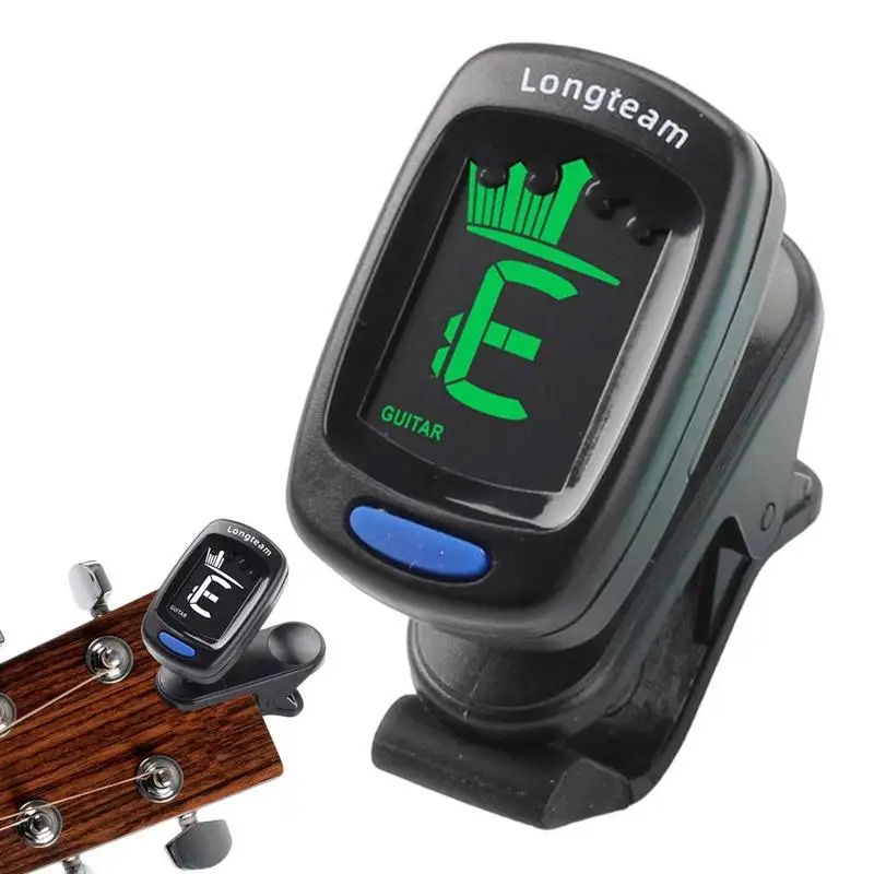 

Clip On Tuner Anti Interference Ukulele Guitar Electric Digital Tuner Beginners Stringed Instrument Tuner For Violin Bass Banjo