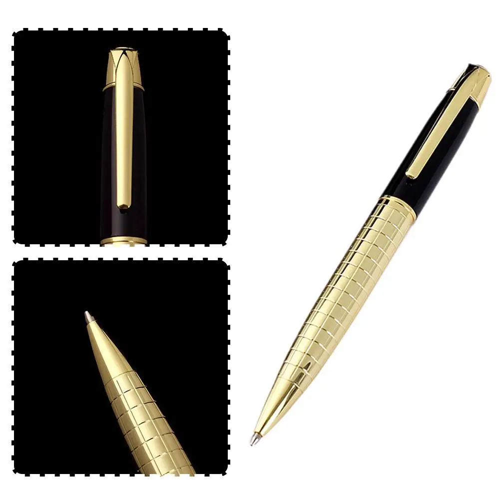 

Классическая Роскошная чернильная шариковая ручка, металлическая вращающаяся гравировочная ручка для письма с прозрачными чернилами, деловая ручка для подписи, для офиса и студентов, гладкая J8q4
