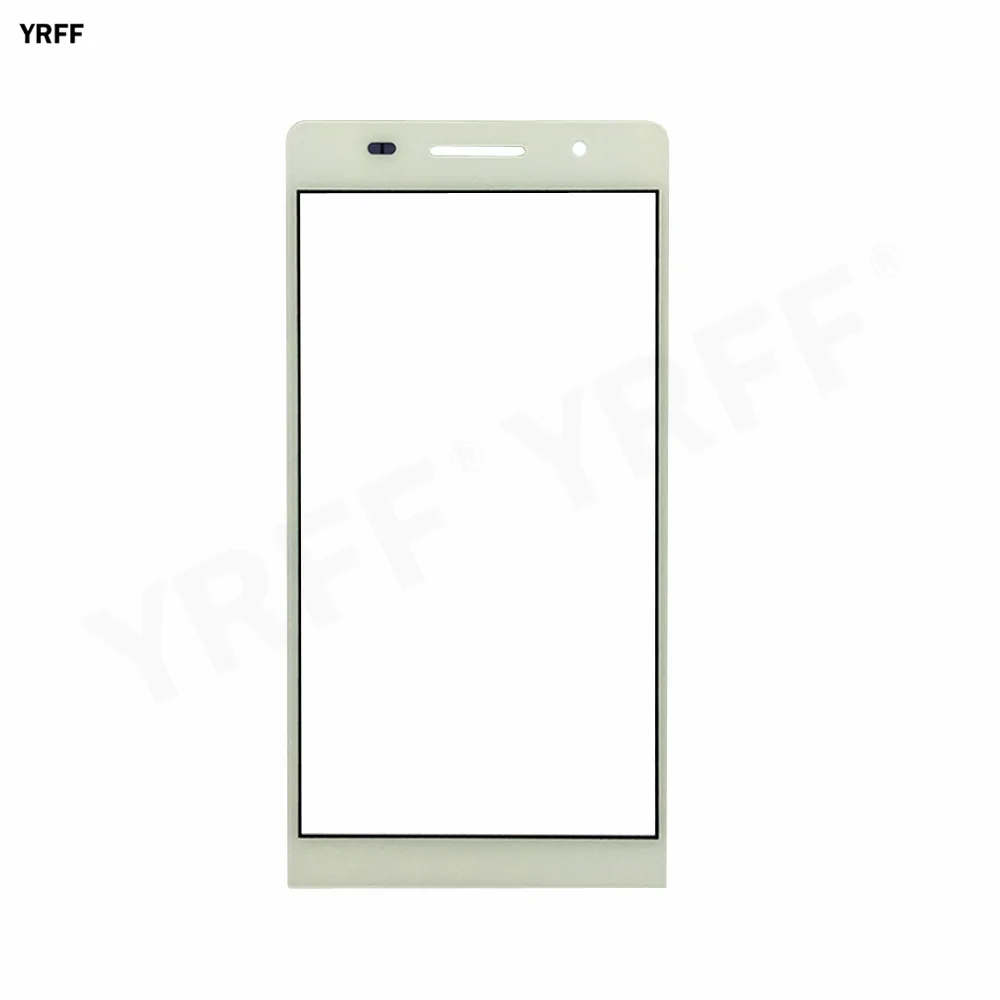 mobile touch screen panel for huawei honor p6 p8 p7 front glass panel no touch screen phone repair parts 3m glue free global shipping