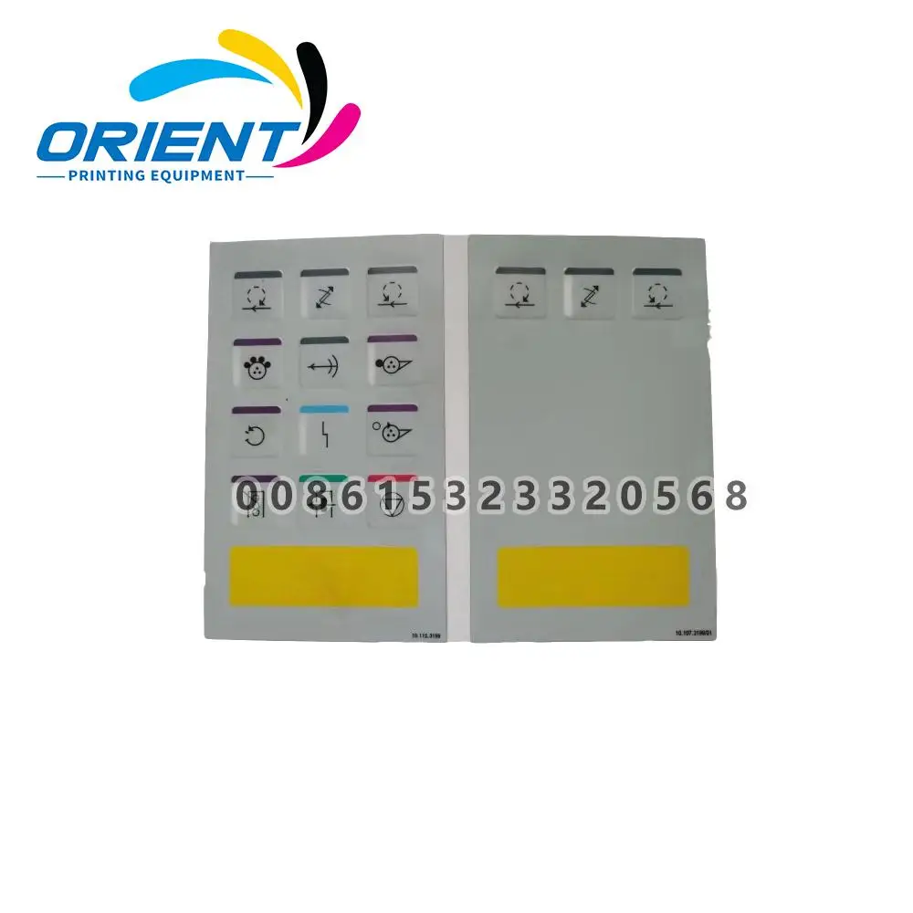 

10.112.3199 10.107.3199 Touch-Senstive Screen Layout For Heidelberg SM52 PM52 Control Panel CPL Offset Printing Machine Parts
