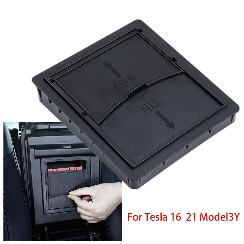 

2016-2021 Armrest Box Cover Box Armrest Box Car Console For TESLA Model 3 Accessories Handle Storage Hot Sale