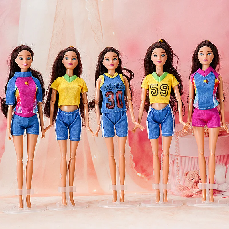 

Игрушечные красивые куклы Барби TA28 с топом и брюками, одежда для ваших 1/6 FR FR2 Xinyi ST