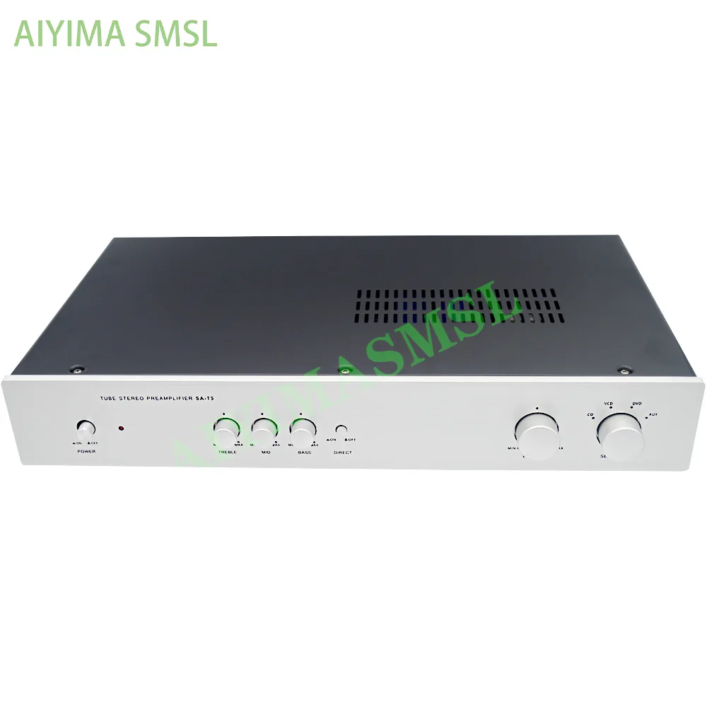 

AIYIMA SMSL Tube Preamp 12AX7 12AU7 6Z4 HIFI Tube Preamplifier Amplifier preamp with high school bass Power Amplifier Audio