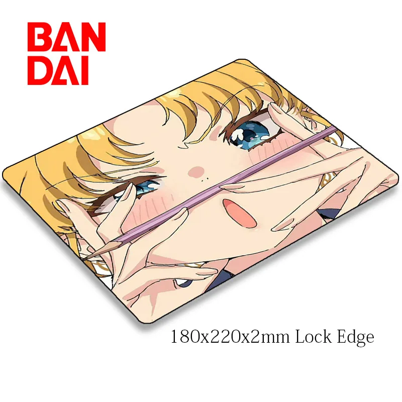 

New Kawaii Sailor Moon Mouse Pad Small Gaming Keyboard Mat Desk Protector Pc Accessories Deskmat Gamer Cute Lock Edge Mousepad