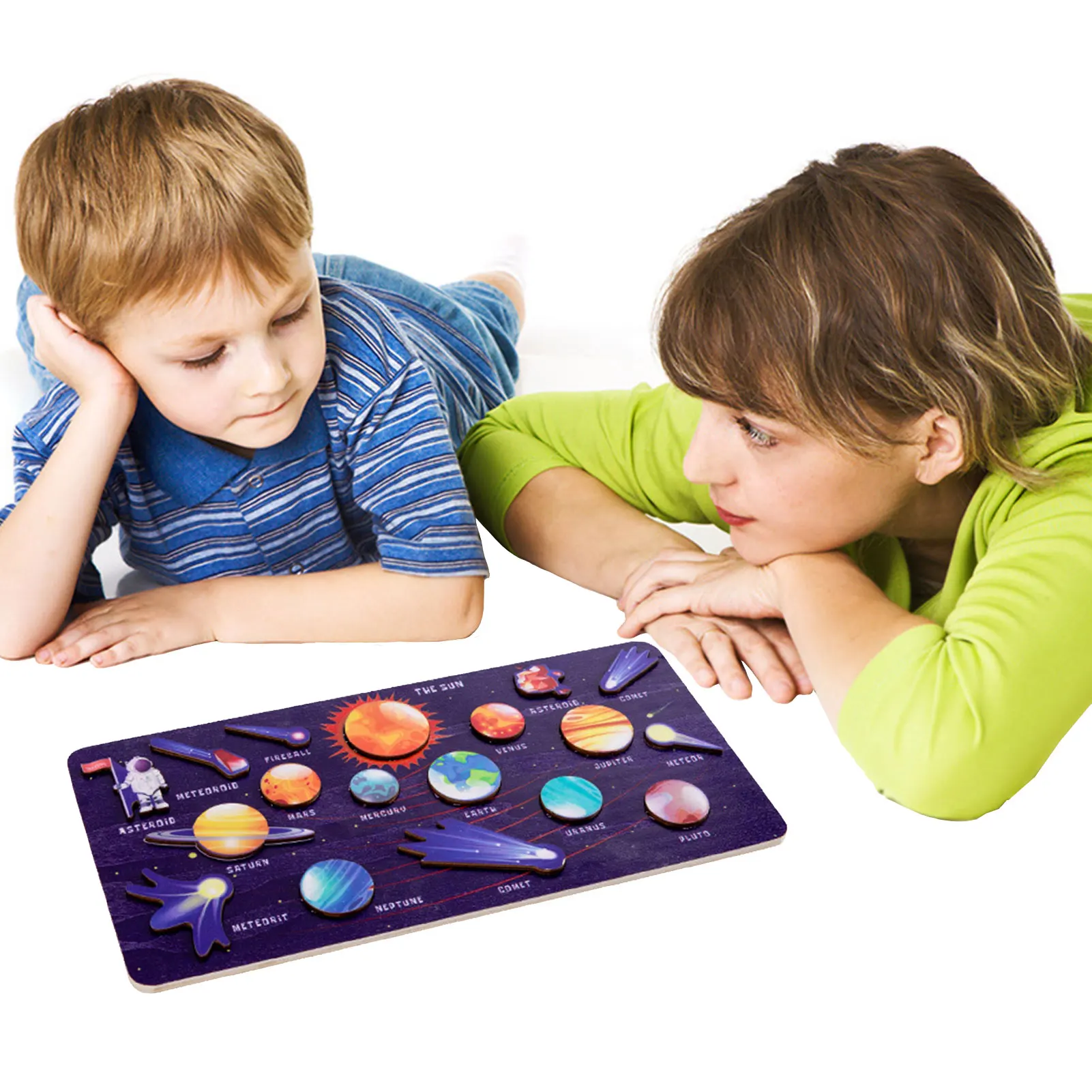 

Solar System Puzzle Durable Solar System Puzzle Training Colorful Learning Toy Gift For Developing Cognition And Imagination