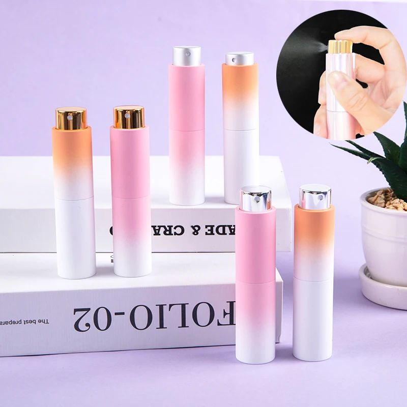 

8ml Refillable Rotation Perfume Atomizer Empty Spray Bottle Perfume Bottle Fine Mist Alcohol Spray Bottle