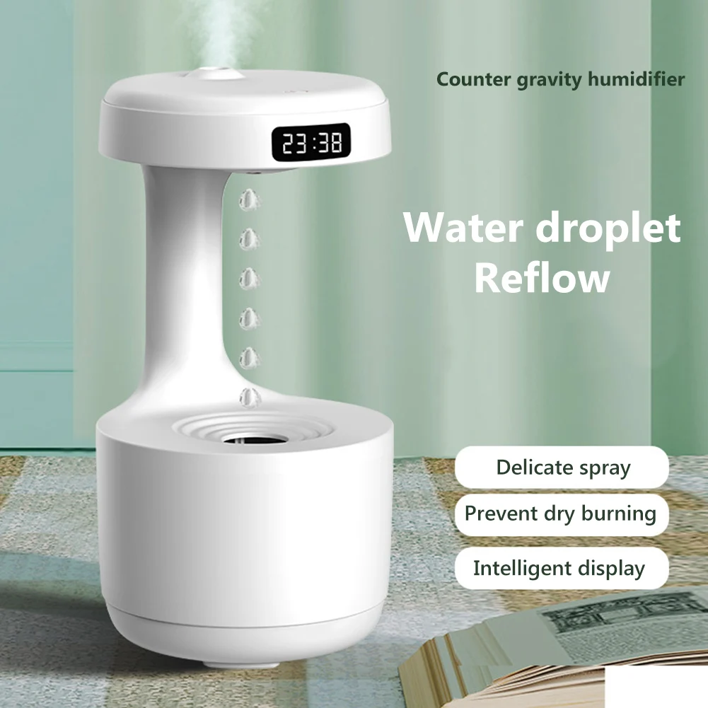 

Anti-gravity Mist Maker Fogger Large-capacity Creative Countercurrent Humidifier Relieve Fatigue Mute Safety for Office Yoga Gym
