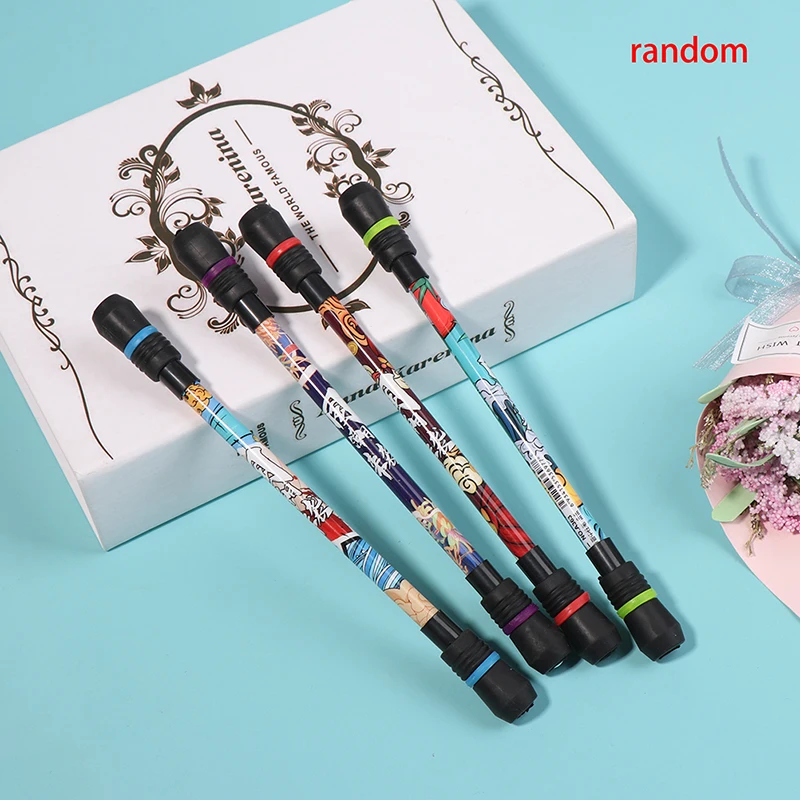 

1PC Creative Erasable Gel Pen Funny Rotating Pen Spinning Gaming Pens for Kids Students Writing Toys Kawaii Stationery Wholesale