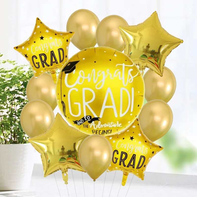 Окончание учебного сезона набор из алюминиевой пленки воздушный шар сцена