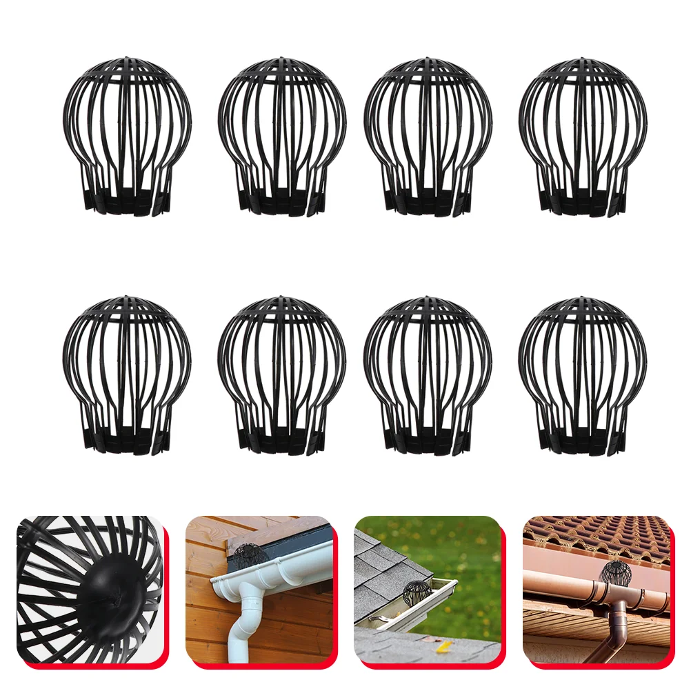 

8 Pcs Floor Drain Anti-Blocking Mesh Cover Roof Drainage Strainer Strainers Grille Filter Plastic