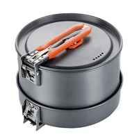 outdoor cookware portable camping cookware picnic heat collection set stove field kettle camping equipment