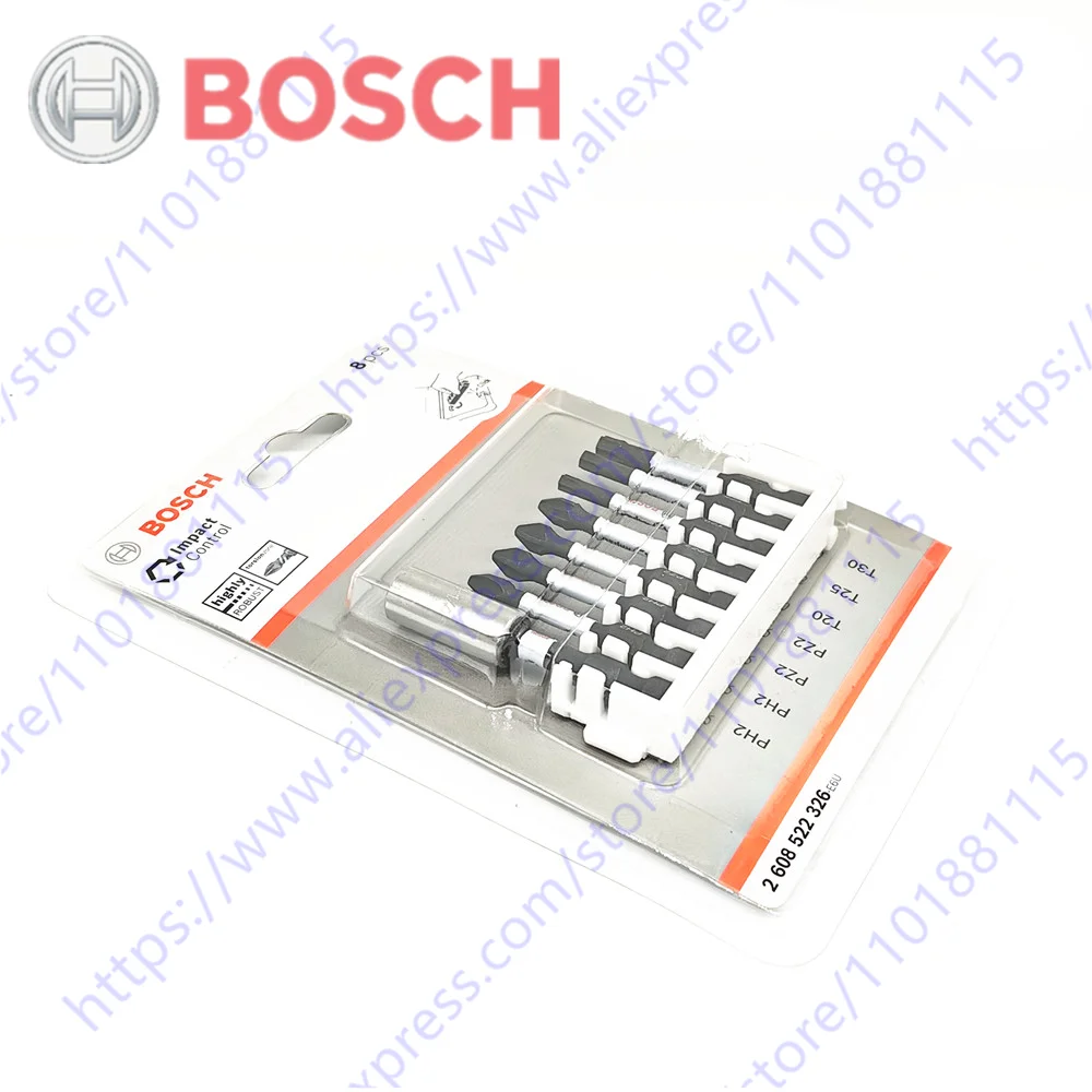 Набор сверл ударных Bosch PH2 PZ2 T20 T25 T30 магнитная опора для электродрели 50 мм