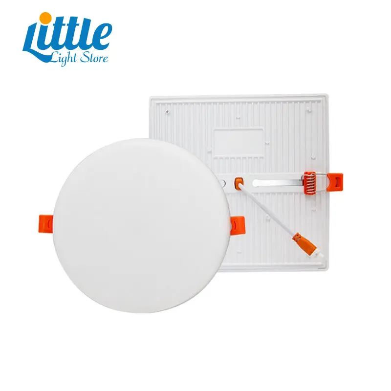 

Ultra Dunne Ronde/Vierkante Led-paneel Licht 10W 18W 24W 36W Aluminium Plafond Inbouwspot Ac 220V Open Gat Verstelbare Lights