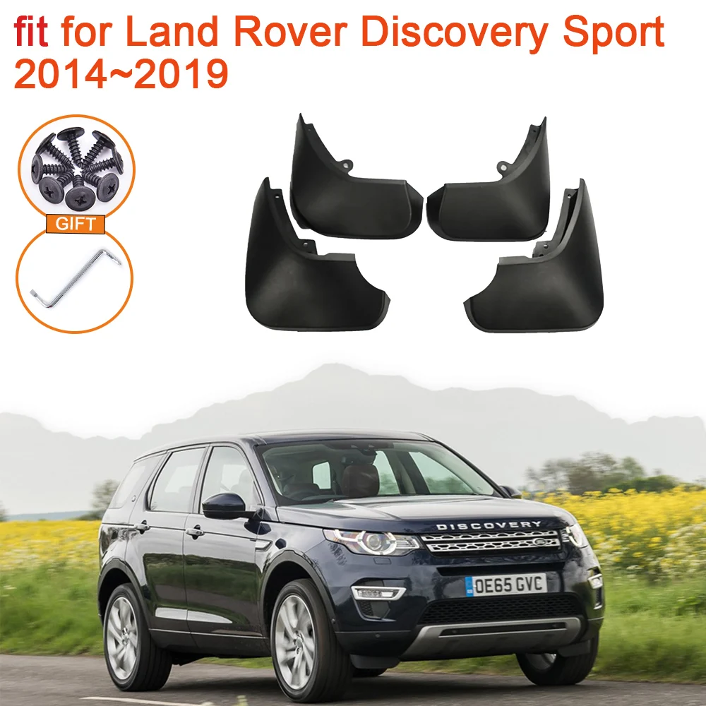 

Брызговики для Land Rover Discovery Sport L550 2015 2016 2017 2018 2019, автомобильные аксессуары, брызговики, брызговики на крыло сзади