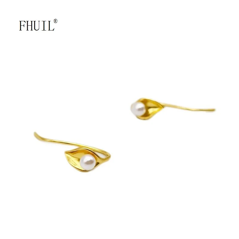 

Retro Pearl Stud Earring for Women 2023 Trending 925 Silver Needle Ear Piercing Pendientes Fashion Jewelry Party Girl Gift New