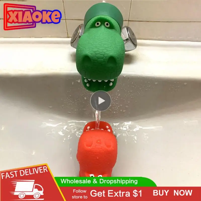 

Durable Children Kids Faucet Extender Polychromatic Convenient Faucet Extractor Baby Washing Helpe Bathroom Sink Accessories