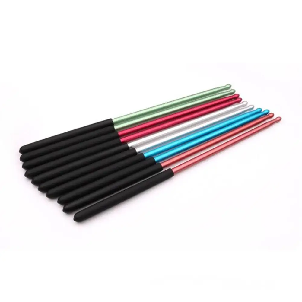 

New 5A Aluminium Alloy Drum Sticks for Jazz Drum and Dumb Drum Pad Practicing Strength Endurance Exercises with 5 Color Optional