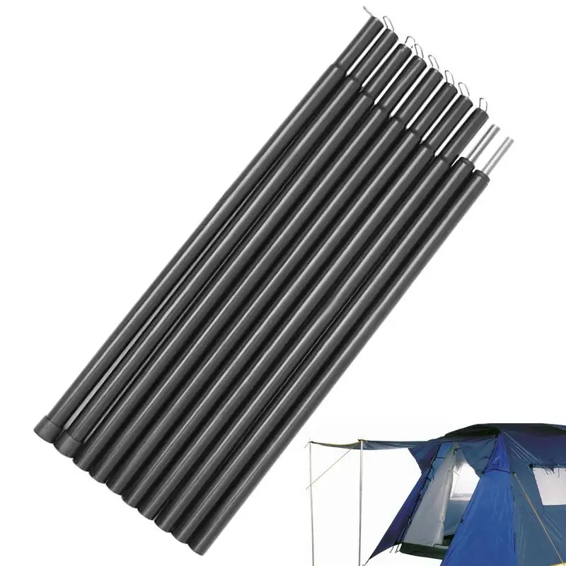 

Tent Pole Adjustable Heavy Duty Canopy Pole Camping Accessories Poles Rods For Sunshade Sail Beach Tent Sunshade Hammock