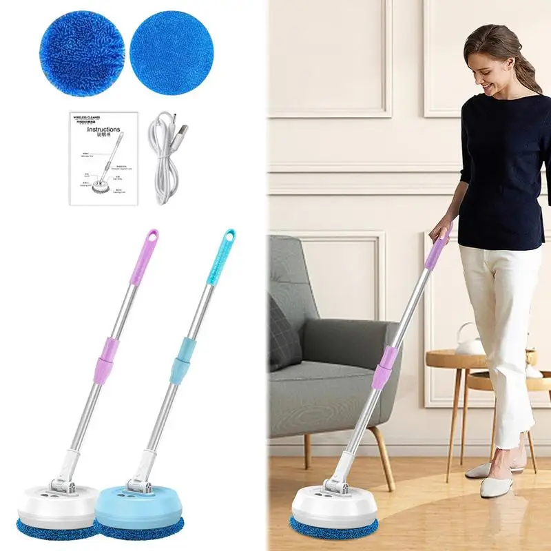 

Floor Cleaning Mops 180 Degree Rotation Floor Household Window Glass Cleaning Mop Ceiling Dusting Microfiber Electric Spin Mop