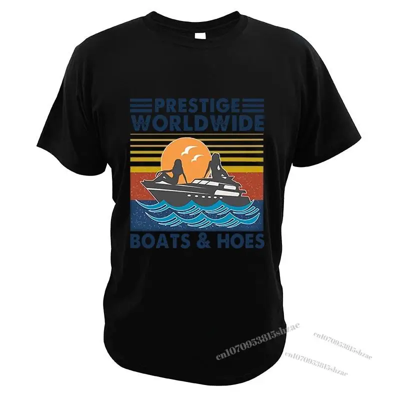 

Boats and Hoes Stepbrothers Prestige Worldwide T Shirt Comedy Movie T-Shirt Vintage Retro 100% Cotton Comfortable EU Size Tee