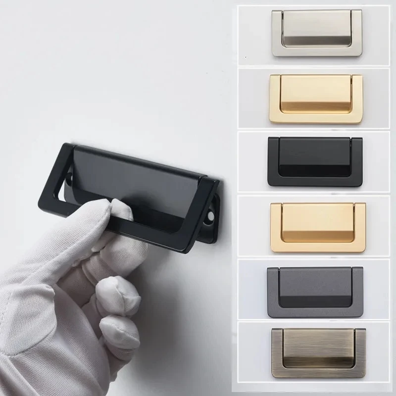 

Drawer Handle Tatami Hidden Handle Slot-Free Cabinet Door Handle New Modern Minimalist Bedside Table Handle
