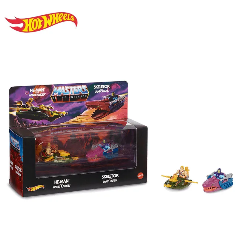 

Hot Wheels SDCC 2021 Masters of the Universe Wind Raider Land Shark 2-Pack 1:64 Diecast Collection Car Model Toy