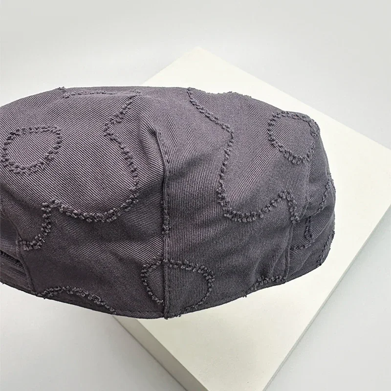 Новинка женские ретро шляпы с цветами и козырьком дышащие нишевые