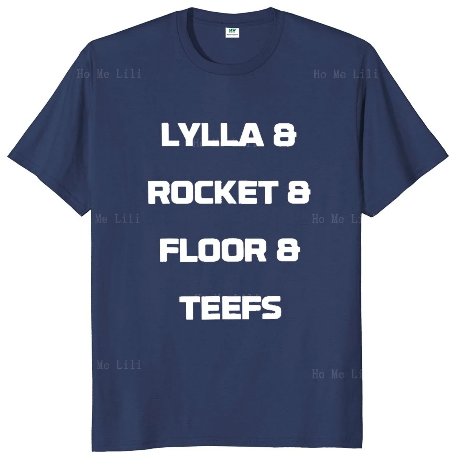 Lylla Rocket Floor And Teefs Film Fans Подарочные хлопковые летние футболки унисекс