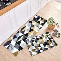 nordic style pvc kitchen mat anti slip oil proof and waterproof foot pads simple and modern rugs carpets for home decor doormat