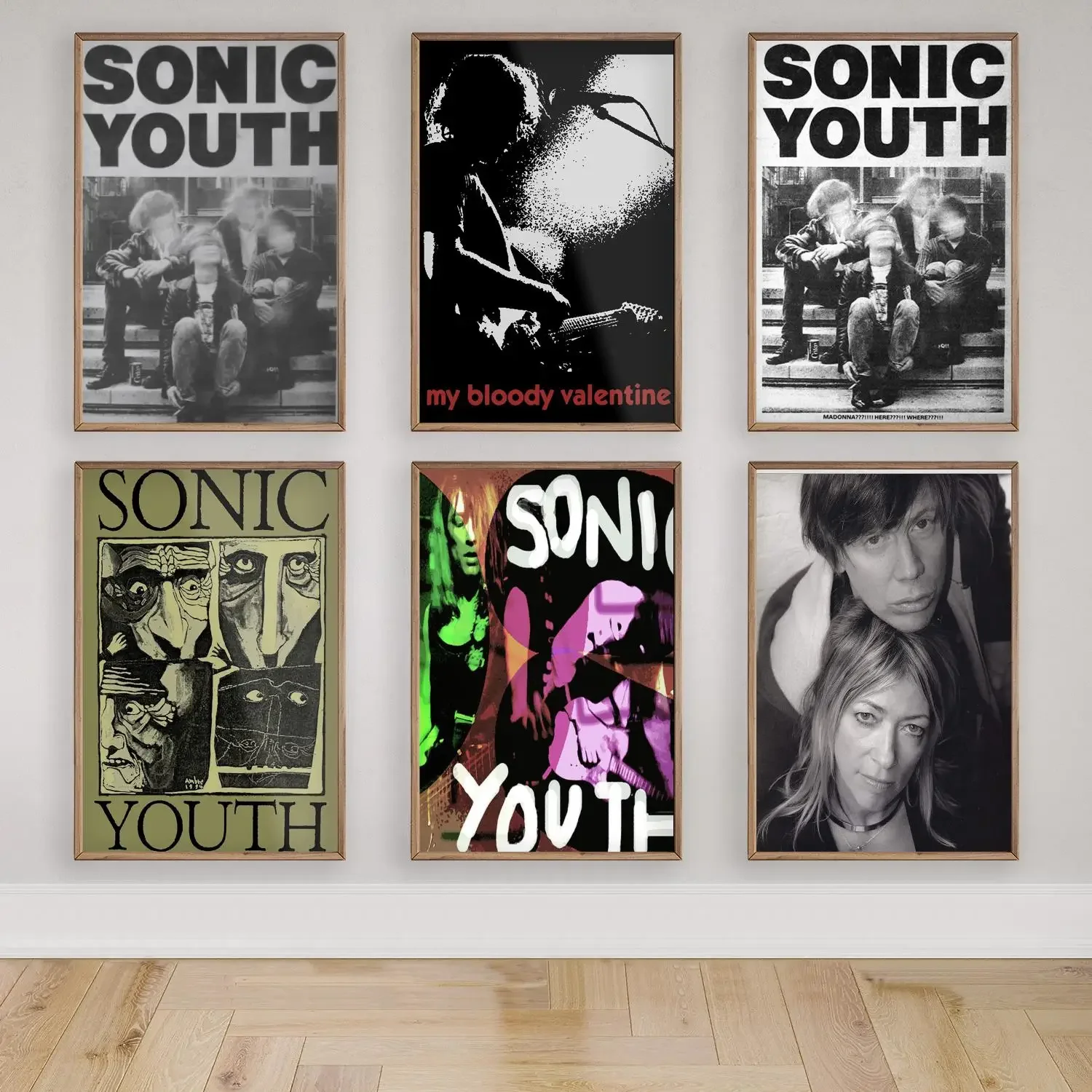 Соник молодость рок-группа холст художественный постер настенная