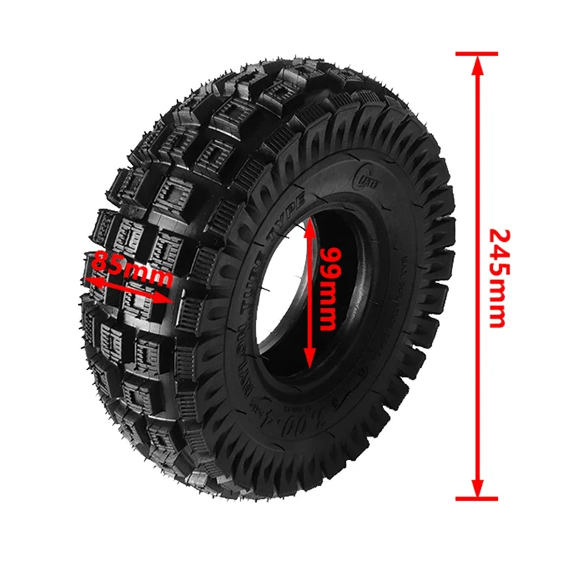 Высококачественная резиновая шина 260x85 3 00-4 износостойкая для электрического