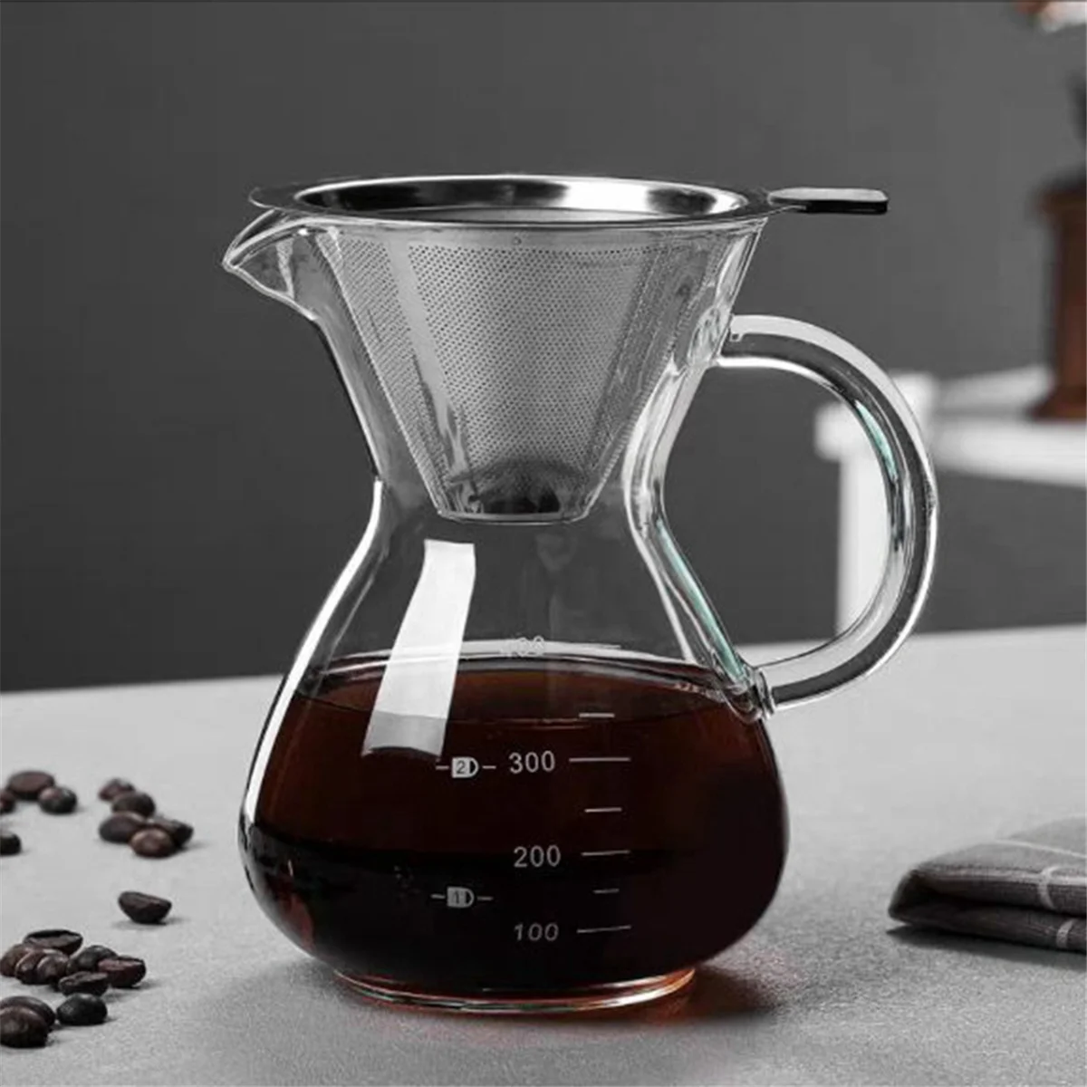 Стеклянный кофейник с фильтром высокотемпературные кофейники для эспрессо