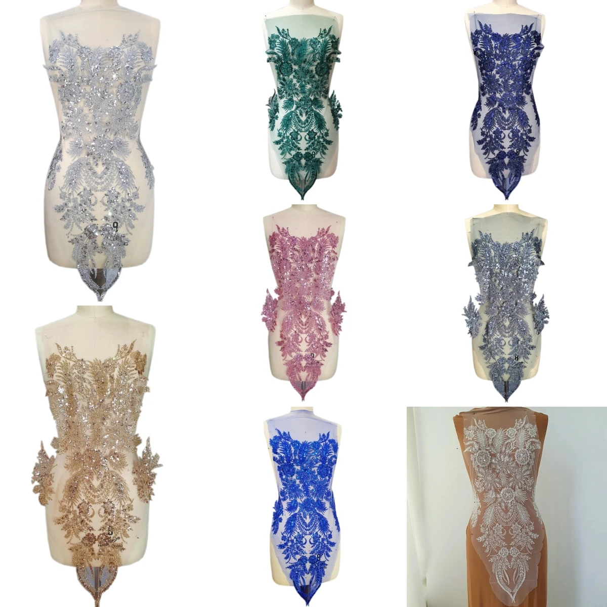 Женский лиф с блестками свадебные украшения нашивки аппликация для шитья дизайн