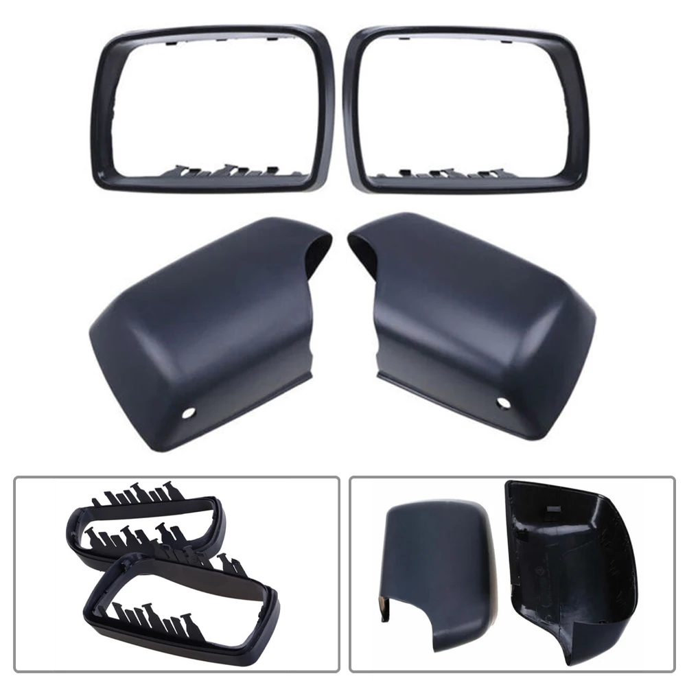 

2022new Fit For BMW X5 E53 3.0d/3.0i/4.4i/4.6is/4.8is 1999-2006 Mirror Cover Front Left Matte Black Weatherproof