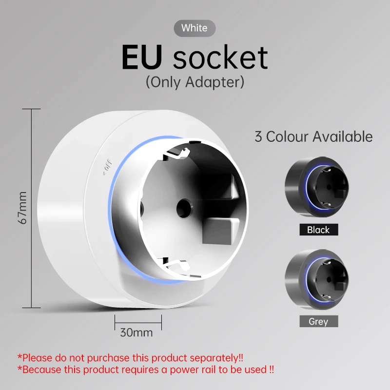 

Розетка рельсовая 8000 Вт универсальная с USB