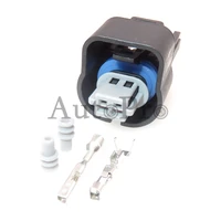 1 set 2 hole car camshaft intake waterproof wire socket auto vvt battery valve solenoid valves plug 15355319 15335987