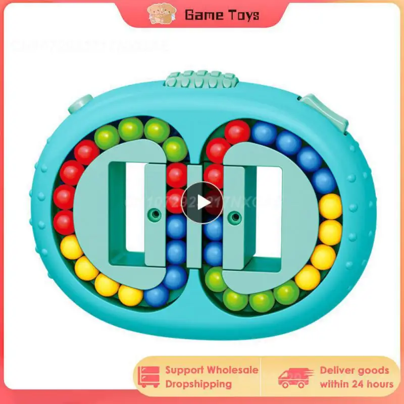 

1~10PCS Anti-Stress Rotating Bean Fingertip Fidget Adults Kids Stress Relief Toy Spin Bead Puzzles Kids Education Intelligence